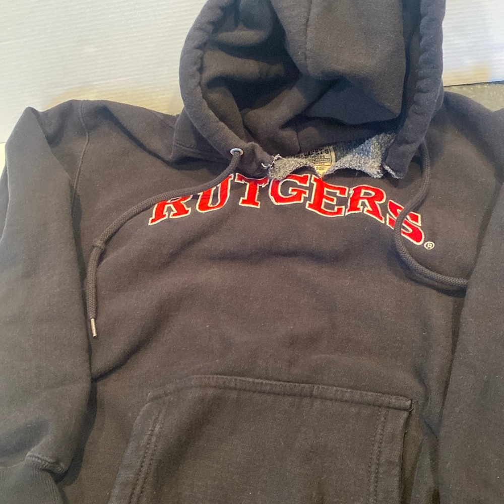 Rutgers Black Hooded Sweatshirt